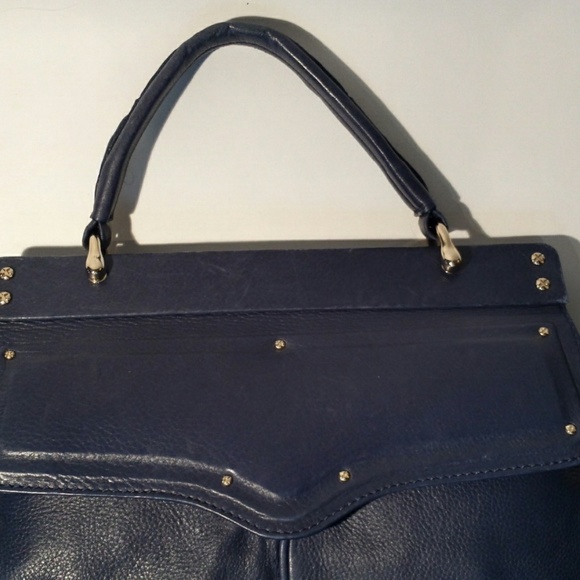 Rebecca Minkoff Large Blue Satchel Crossbody - Picture 3 of 9